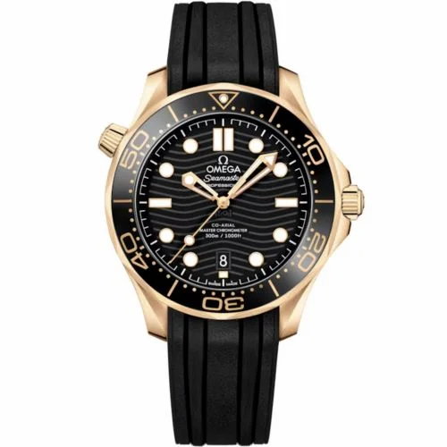 Omega Seamaster Diver 300M Master Co-Axial 42 Moonshine Gold / Black / Rubber 210.62.42.20.01.003 (21062422001003)